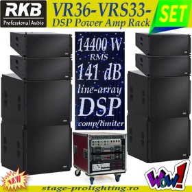 RKB VR36-VRS33-Power DSP amp Rack SET